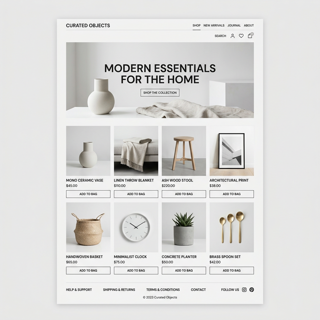 E-komercijos platformos svetainės dizainas