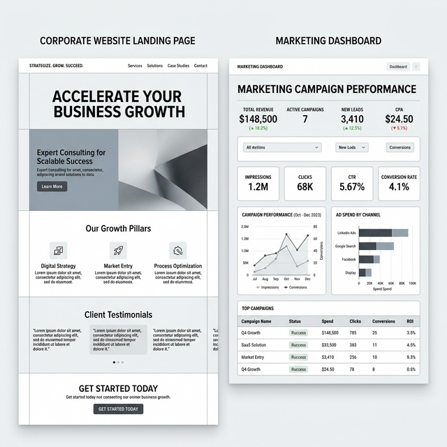 Verslo augimo strategijos svetainė